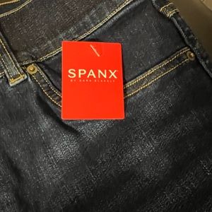 NWT SPANX distressed skinny jeans